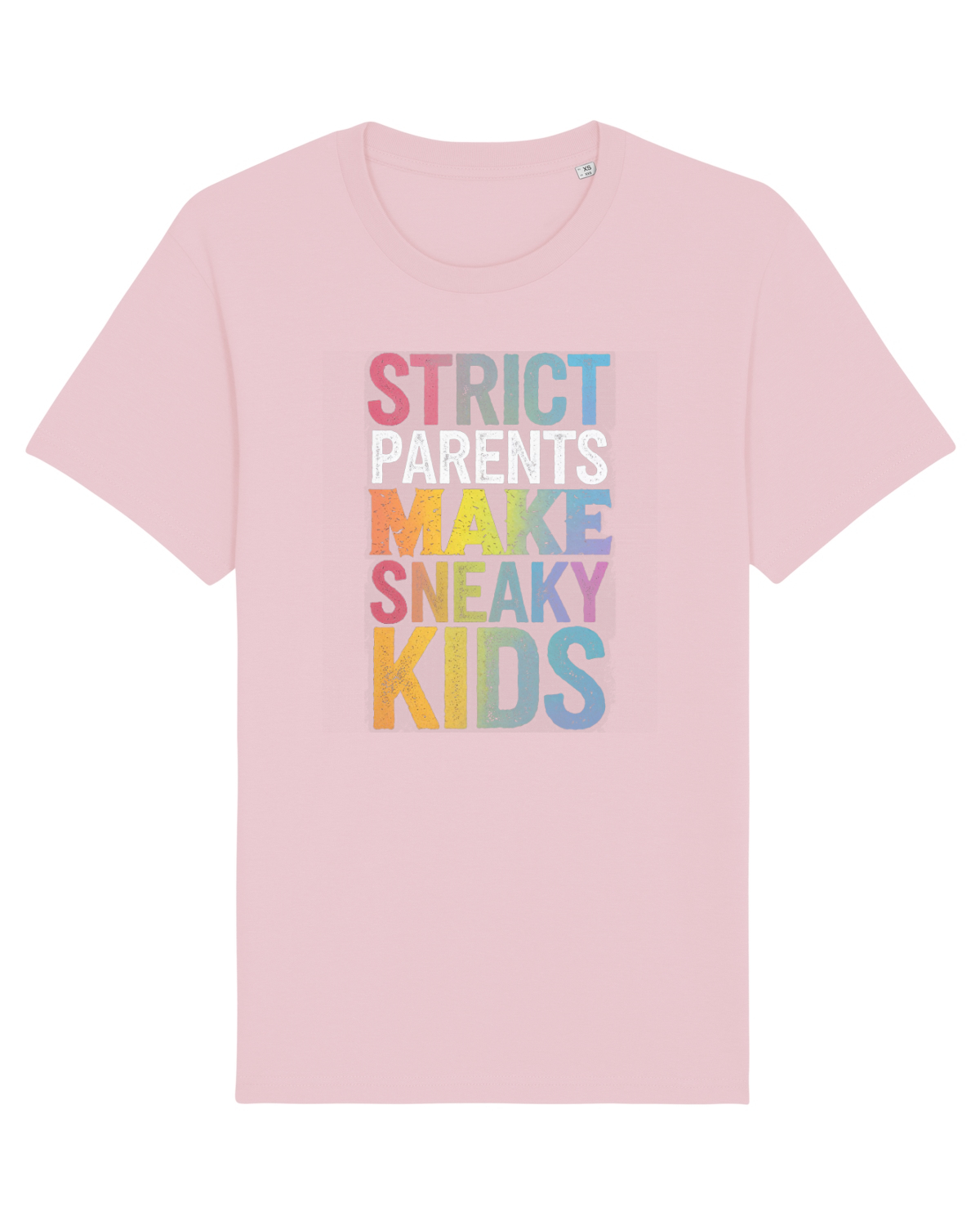 Tricou mânecă scurtă Unisex Rocker Cotton Pink