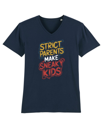 Strict Parents Make Sneaky Kids neo French Navy
