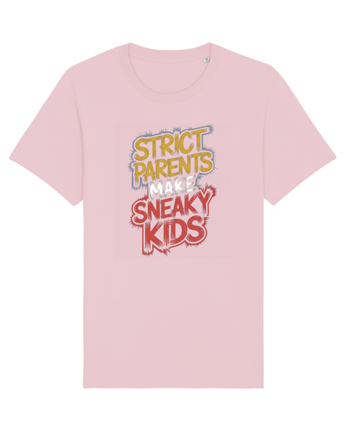 Tricou mânecă scurtă Unisex Rocker Cotton Pink