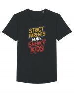 Strict Parents Make Sneaky Kids neo Tricou mânecă scurtă guler larg Bărbat Skater