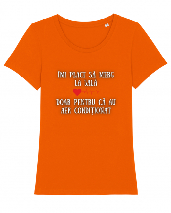 ÎMI PLACE SĂ MERG LA SALĂ Bright Orange