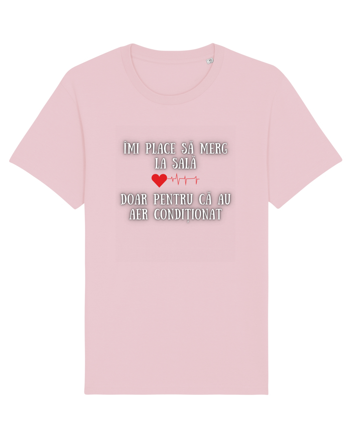 Tricou mânecă scurtă Unisex Rocker Cotton Pink