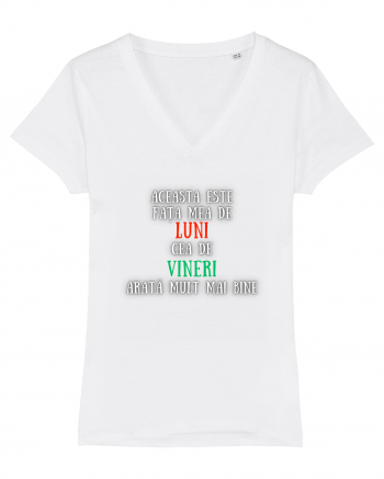 ACEASTA ESTE FAȚA MEA DE LUNI White