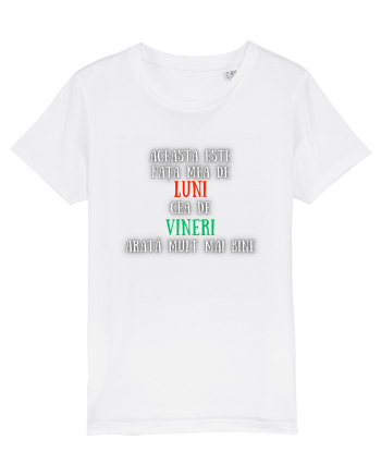 ACEASTA ESTE FAȚA MEA DE LUNI White