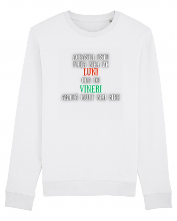 ACEASTA ESTE FAȚA MEA DE LUNI White