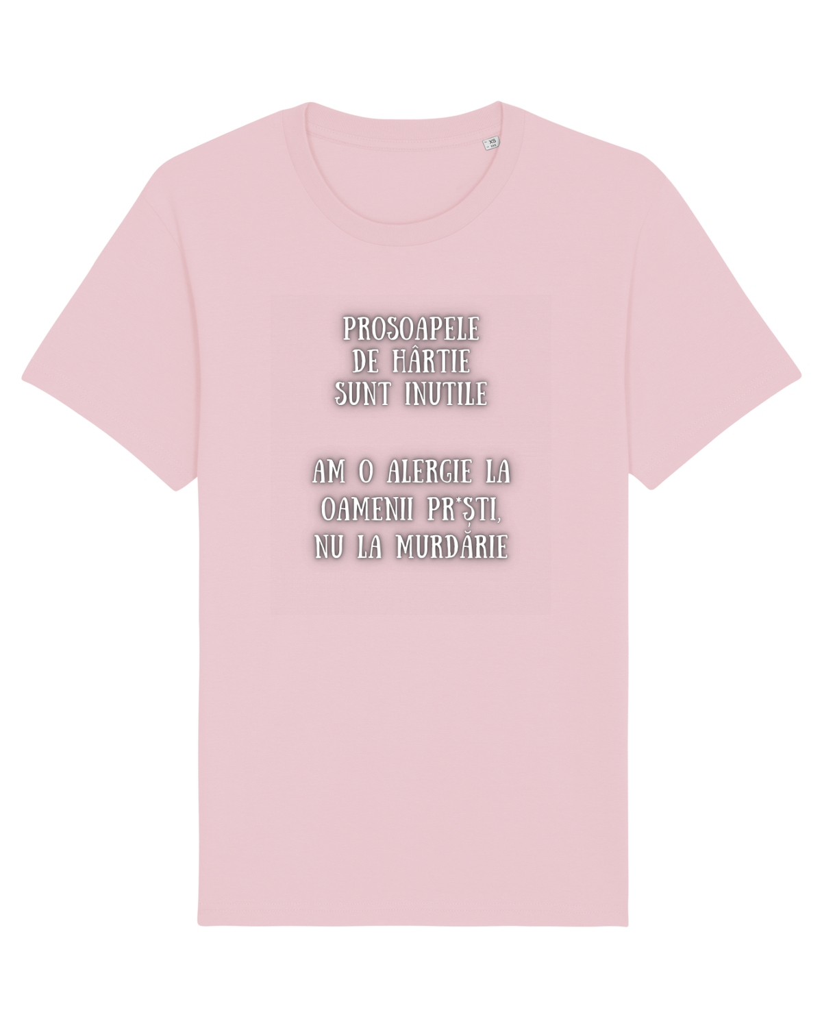 Tricou mânecă scurtă Unisex Rocker Cotton Pink