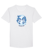 GUESS MY SIGN - PESTI /PISCES Tricou mânecă scurtă guler larg Bărbat Skater