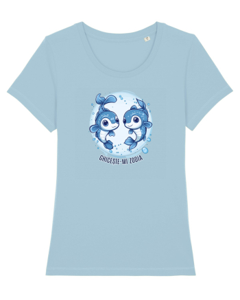GHICESTE-MI ZODIA - PESTI / PISCES Sky Blue