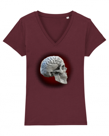 Craniu cu creier - skullbrain 01 Burgundy