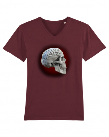 Craniu cu creier - skullbrain 01 Burgundy