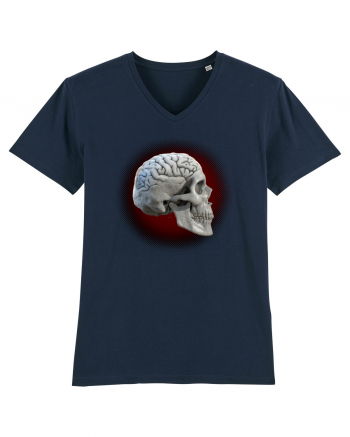 Craniu cu creier - skullbrain 01 French Navy