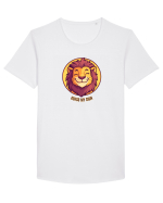 GUESS MY SIGN - LEU / LEO Tricou mânecă scurtă guler larg Bărbat Skater