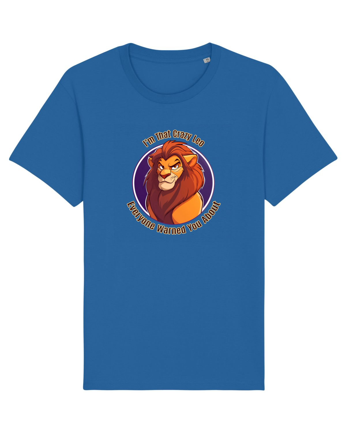 Tricou mânecă scurtă Unisex Rocker Royal Blue