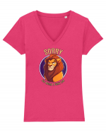 SORRY FOR BEING A SEXY LEO 1 Tricou mânecă scurtă guler V Damă Evoker