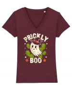 Prickly Boo Tricou mânecă scurtă guler V Damă Evoker
