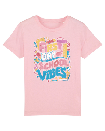 First Day of School Vibes Cotton Pink