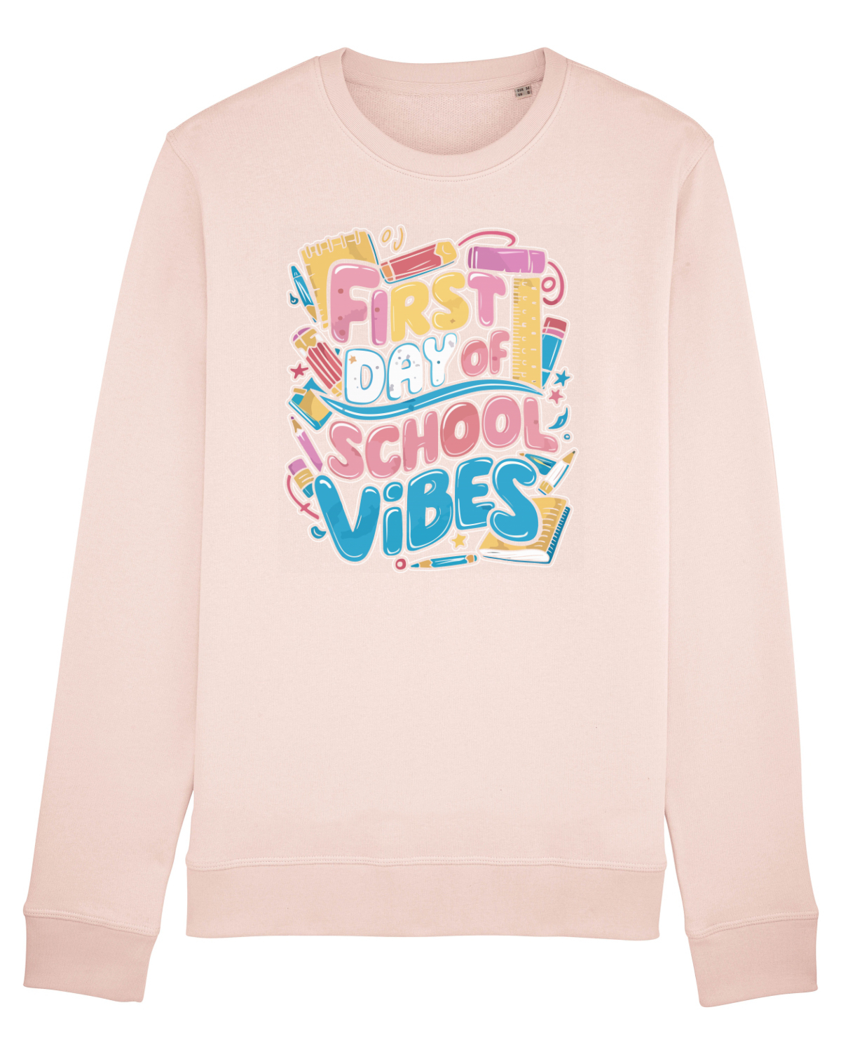 Bluză mânecă lungă Unisex Rise Candy Pink