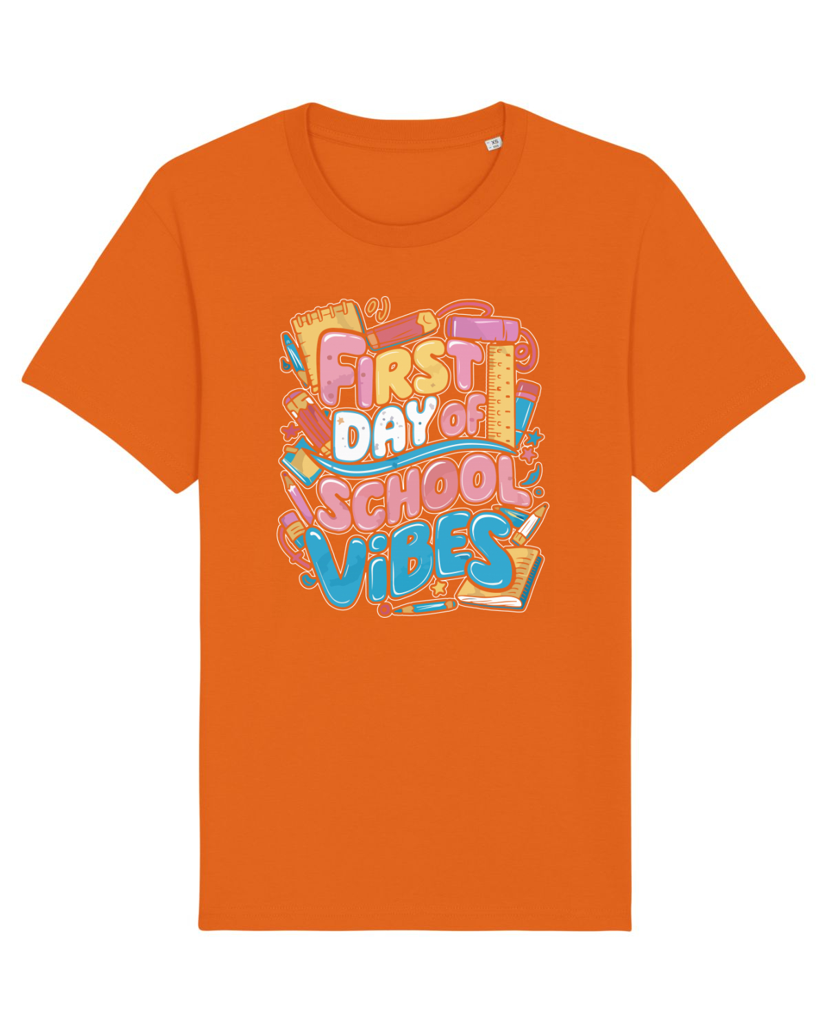 Tricou mânecă scurtă Unisex Rocker Bright Orange