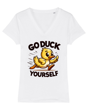 Go Duck Yourself White