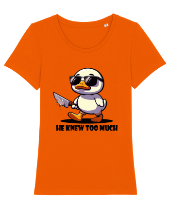 He Knew Too Much Bright Orange