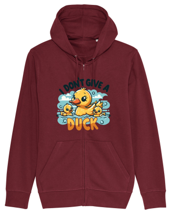 I Don't Give A Duck Burgundy