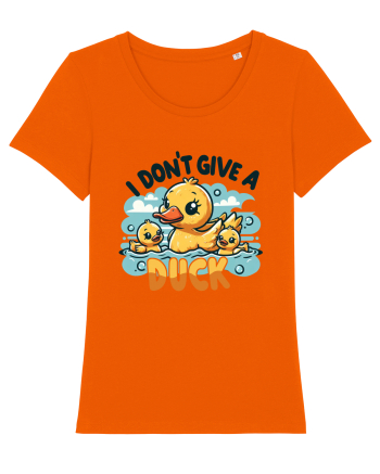 I Don't Give A Duck Bright Orange