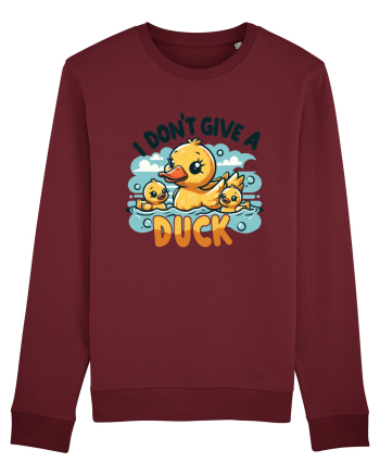 I Don't Give A Duck Burgundy