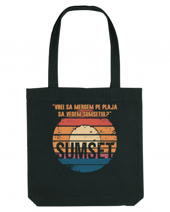 Vrei sa mergem pe plaja sa vedem sumsetul? - Summer Ocean Sumset Black