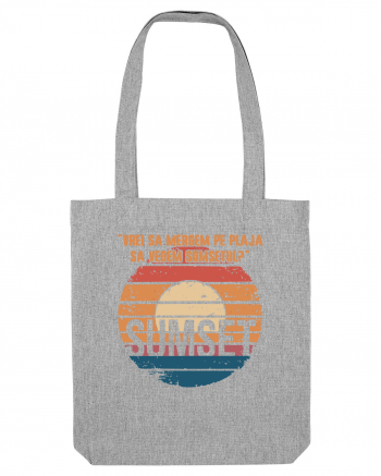 Vrei sa mergem pe plaja sa vedem sumsetul? - Summer Ocean Sumset Heather Grey