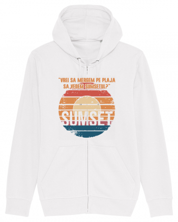 Vrei sa mergem pe plaja sa vedem sumsetul? - Summer Ocean Sumset White