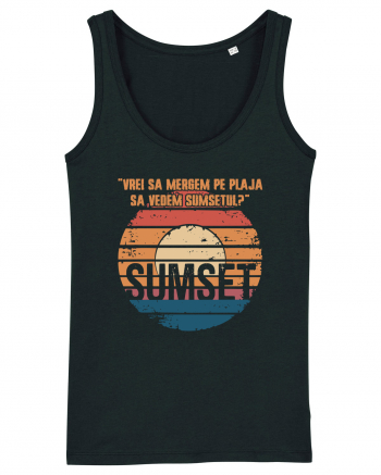 Vrei sa mergem pe plaja sa vedem sumsetul? - Summer Ocean Sumset Black