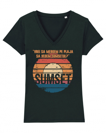 Vrei sa mergem pe plaja sa vedem sumsetul? - Summer Ocean Sumset Black