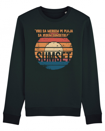 Vrei sa mergem pe plaja sa vedem sumsetul? - Summer Ocean Sumset Black