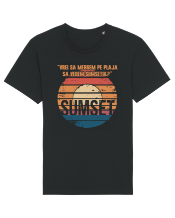 Vrei sa mergem pe plaja sa vedem sumsetul? - Summer Ocean Sumset Tricou mânecă scurtă Unisex Rocker