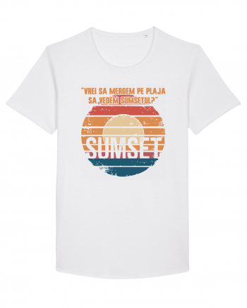 Vrei sa mergem pe plaja sa vedem sumsetul? - Summer Ocean Sumset White