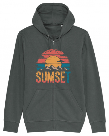 Summer Mountain Sumset Anthracite