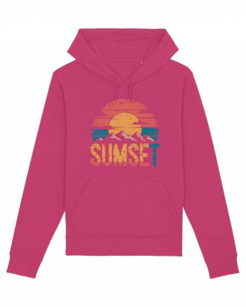 Summer Mountain Sumset Raspberry