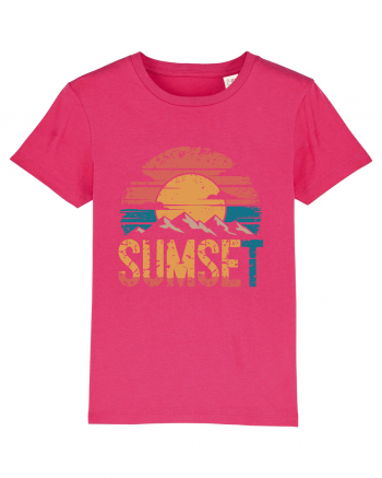 Summer Mountain Sumset Raspberry