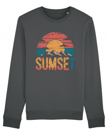 Summer Mountain Sumset Anthracite