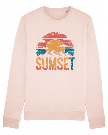 Summer Mountain Sumset Candy Pink