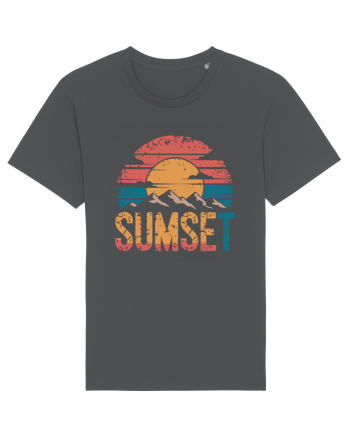 Summer Mountain Sumset Anthracite