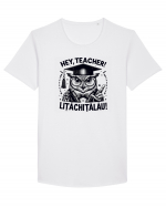 Hey, Teacher! litachitalau! Tricou mânecă scurtă guler larg Bărbat Skater