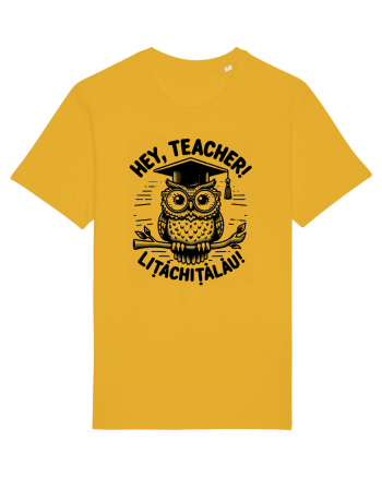 Hey, Teacher! litachitalau! Tricou mânecă scurtă Unisex Rocker