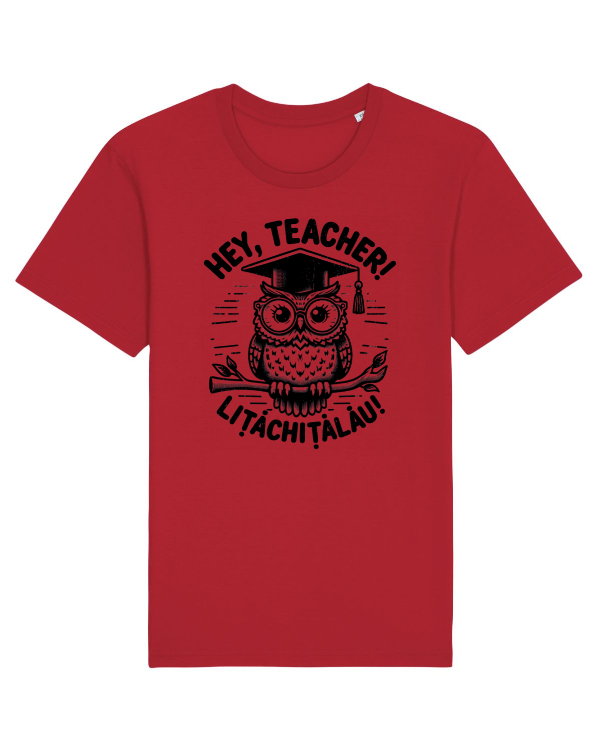 Tricou mânecă scurtă Unisex Rocker Red