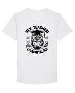 Hey, Teacher! litachitalau! Tricou mânecă scurtă guler larg Bărbat Skater