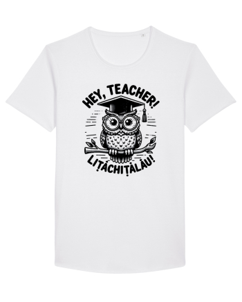 Hey, Teacher! litachitalau! White