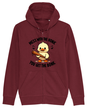 Mess With The Honk You Get The Bonk Burgundy