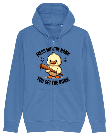 Mess With The Honk You Get The Bonk Bright Blue
