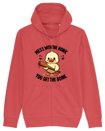 Mess With The Honk You Get The Bonk Carmine Red