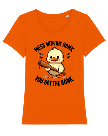 Mess With The Honk You Get The Bonk Bright Orange